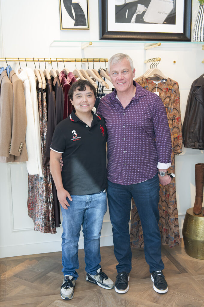 2025 Spirit of Tom Landry Award Recipient Jude Cobler and Keith Cobler (Photo by Celeste Cass)