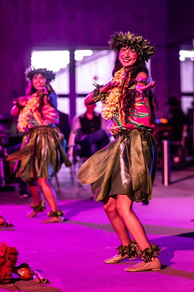 Grace Hula showing everyone the art of the hula (Photo by Can Turkyilmaz)