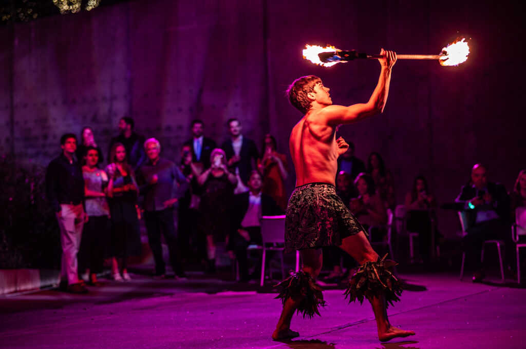 Grace Hula Fire Dancer lit up the night (Photo by Can Turkyilmaz)