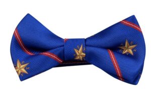 Star of Texas Capitol silk bow tie from the Texas Capitol gift shop