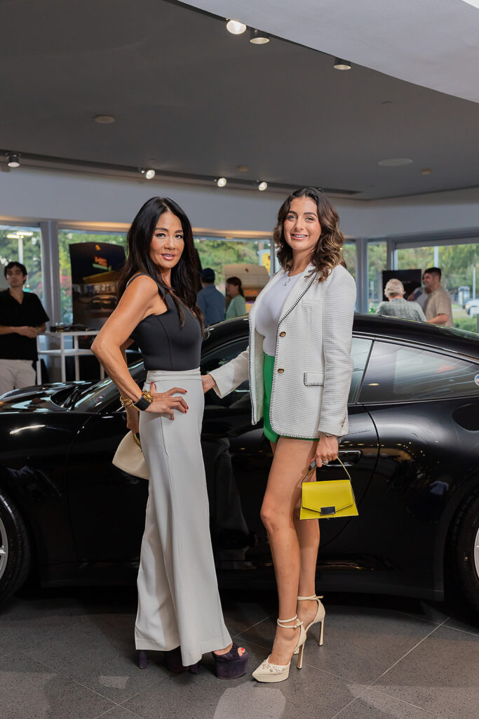 Guests at the Park Place Porsche party.