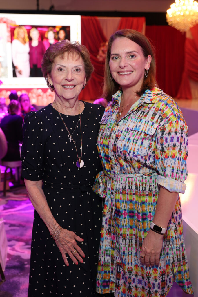Honoree Ann Cazalot, Erin Minor at the Memorial Hermann Foundation Razzle Dazzle Luncheon. 