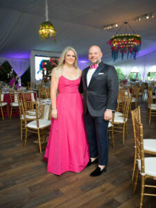 Auction Chairs Courtney and Zac Harmon (Photo by Daniel Ortiz for Houston Zoo)