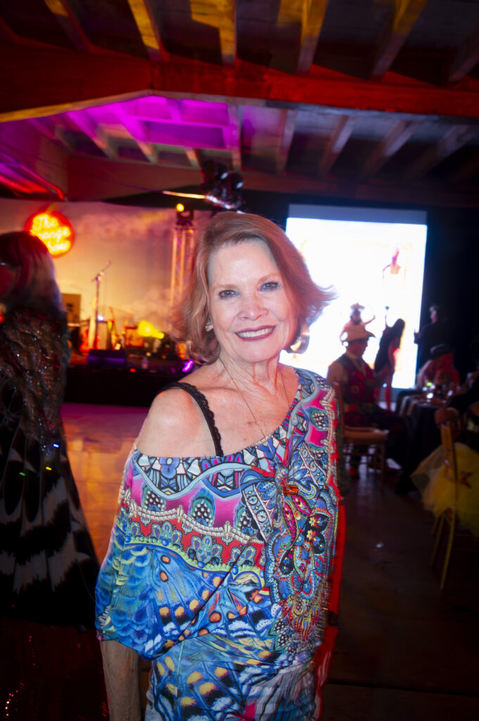 Honoree Barbara Hinton at the 2024 Orange Show Gala: DaliDada (Photo by Bill Stafford)
