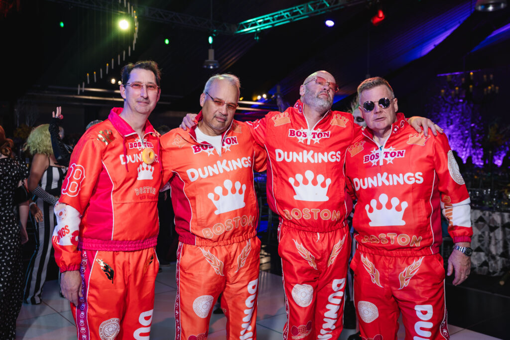 Bill Boyce, Ray Echevarria, Bruce Lundstrom, Scott Davenport at the Houston SPCA annual Howl-O-Ween gala (Photo by Johnny Than)
