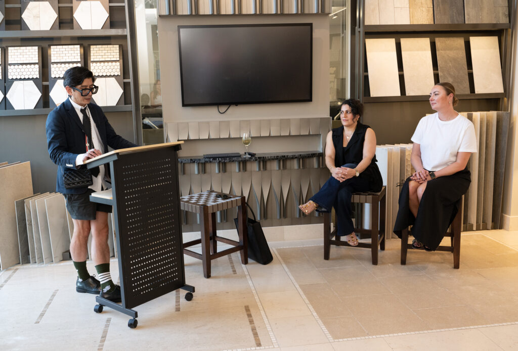 Billy Fong, Carolina Gentry, Beth Dotolo (Photo by George Fiala)