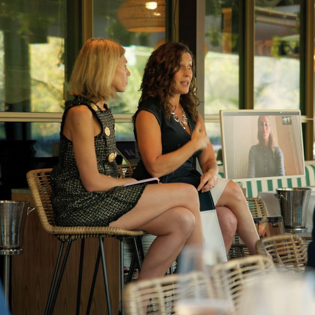 Blockchain and Web3 with Whitney Camp, Kristin Guthrie, and Juliette Brindak Blake. (Photo by Daniel Perez)