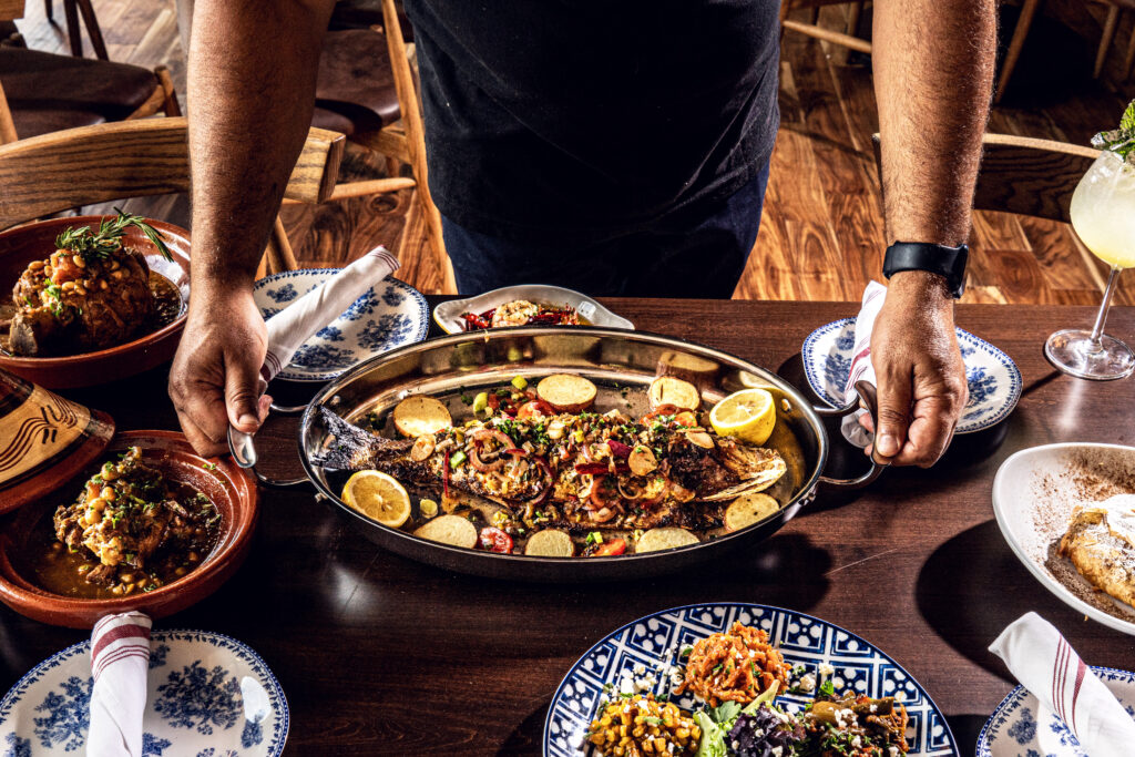 One of the new shareable entrees on the Mi Luna menu includes branzino Asado. (Photo by Dylan McEwan)