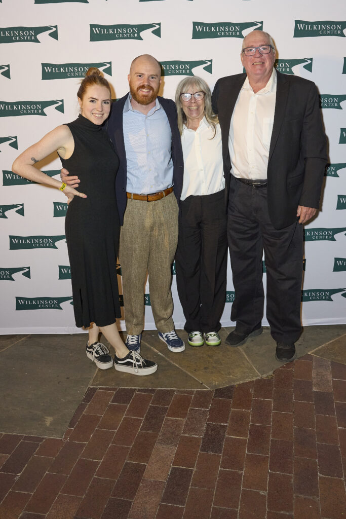 Caitlyn Ryan, Wilkinson Center Executive Director Daley Ryan, Patti Ryan, and Michael Ryan (Photo by Nate Rehlander)