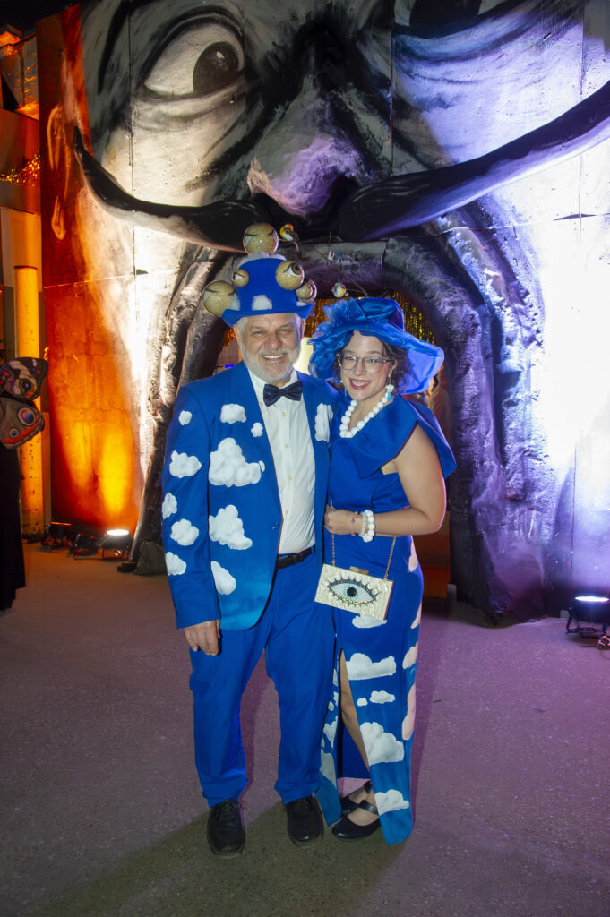 Chris Lockwood & Alison Reeves at the 2024 Orange Show Gala: DaliDada (Photo by Bill Stafford)