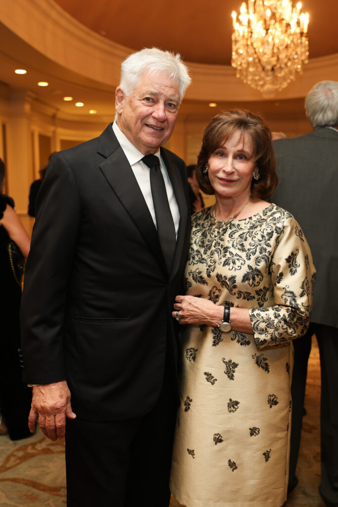 David & Barbara Gibbs at 'An Evening for Rice's Honor.' (Photo by Priscilla Dickson)
