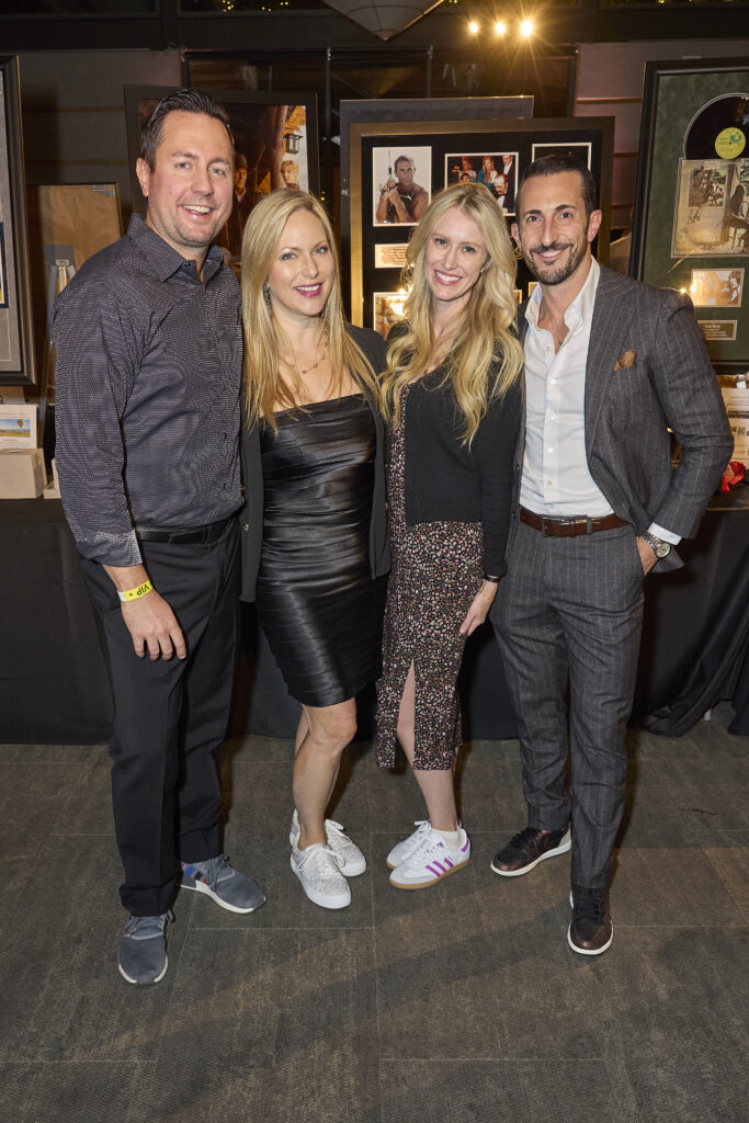Derek Wilson, Patrice Wilson, Tricia Irwin, and Warren Irwin (Photo by Nate Rehlander)
