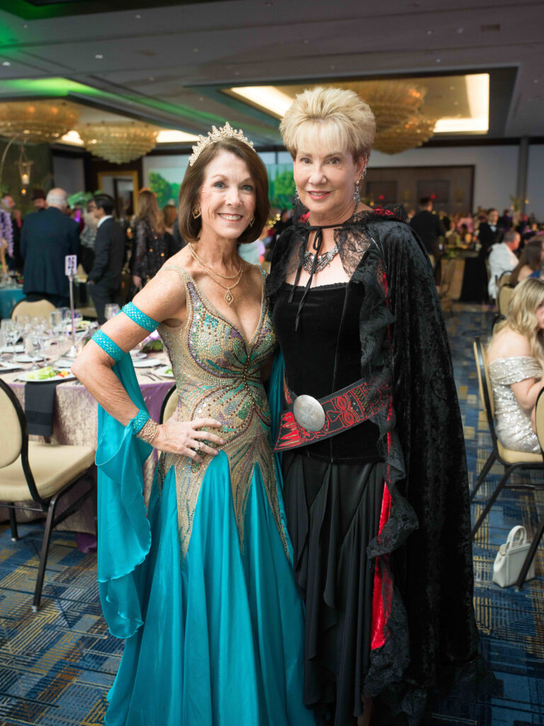 Dr. Susan Blaney, Dr. ZoAnn Dreyer at the Ronald McDonald House Boo Ball (Photo by Daniel Ortiz)