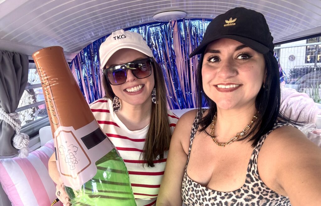 Emily Vitek, Perla Garcia at Houston's Chefs for Farmers event. (Photo by Brian Kennedy)