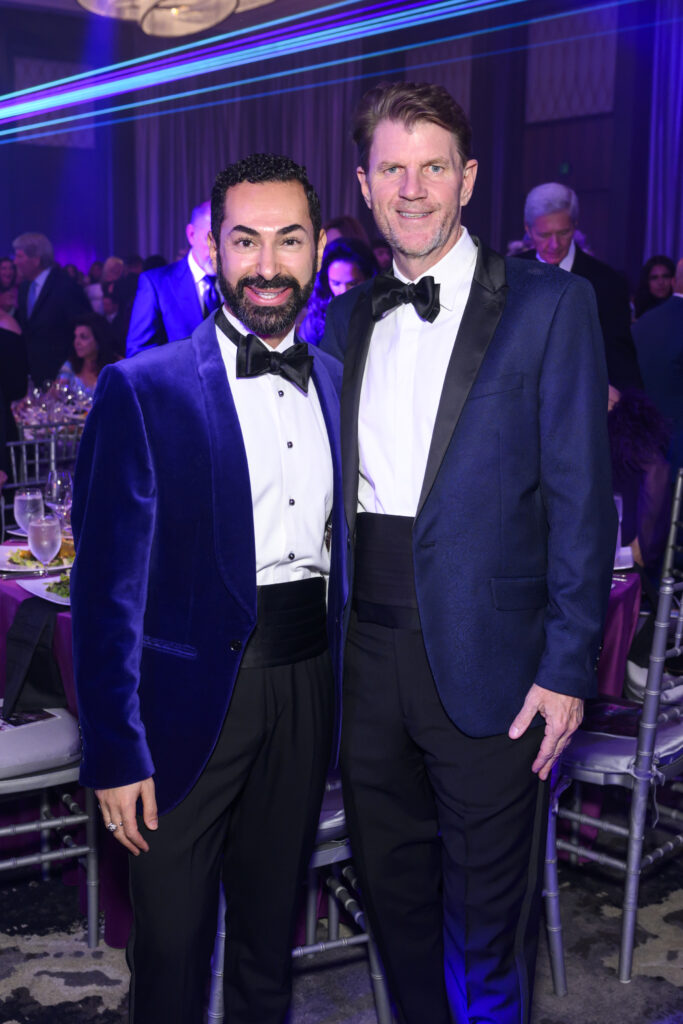 Fady Armanious, Bill Baldwin at the Houston Children’s Charity gala. (Photo by Michelle Watson, CatchlightGroup.com)
