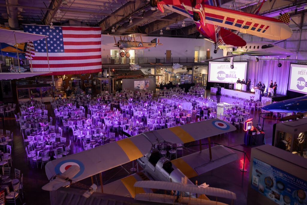 2024 Fur Ball at the Frontiers of Flight Museum (Photo by Thomas Garza Photography)