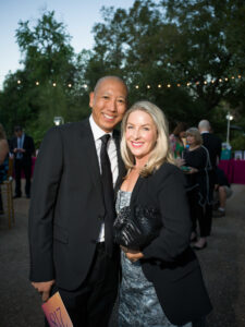 Greg and Leslie Huang (Photo by Daniel Ortiz for Houston Zoo)