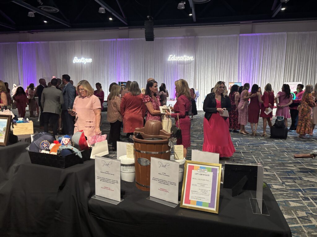 The silent auction took place prior to the 2024 "In the Pink" luncheon at The Woodlands Waterway Marriott on October 25. (Photo courtesy In the Pink)