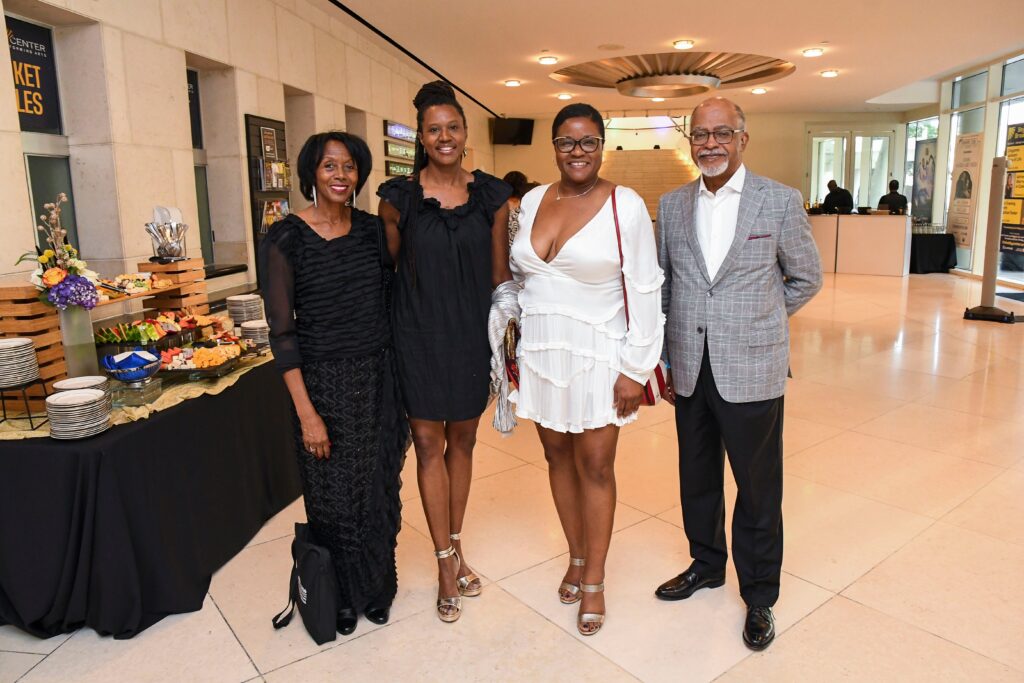 Ida Thompson, Willette Trotty-Aubrey, Laurette Trotty, Barry Barnes at Community Artists’ Collective's 2024 FestEve! Gala (Photo by Vicky Pink)