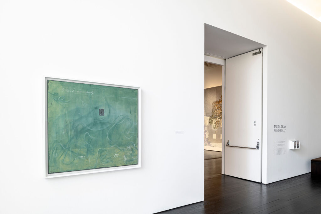 An installation view of "Tacita Dean: Blind Folly" at The Menil Collection in Houston. (Photo by Paul Hester, courtesy The Menil Collection)