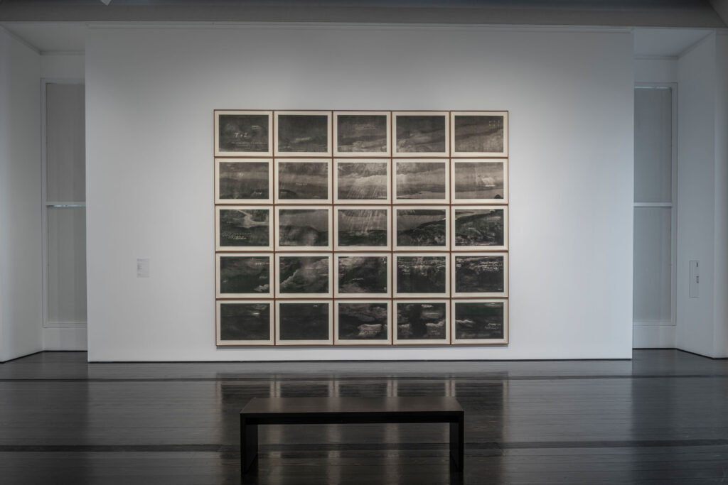 An installation view of "Tacita Dean: Blind Folly" at The Menil Collection in Houston. (Photo by Paul Hester, courtesy The Menil Collection)