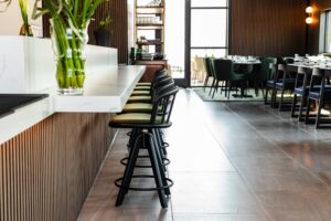 Interior with Bar Seating at Maven at Sawyer Yards