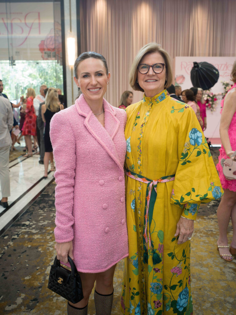 Jennifer Savery, Loraine Wegmann at the Memorial Hermann Foundation Razzle Dazzle Luncheon. (Photo by Daniel Ortiz)