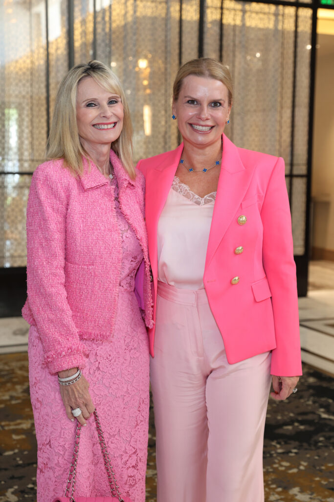 Honoree Jo Lynn Falgout, Valerie Dieterich at the Memorial Hermann Foundation Razzle Dazzle Luncheon.