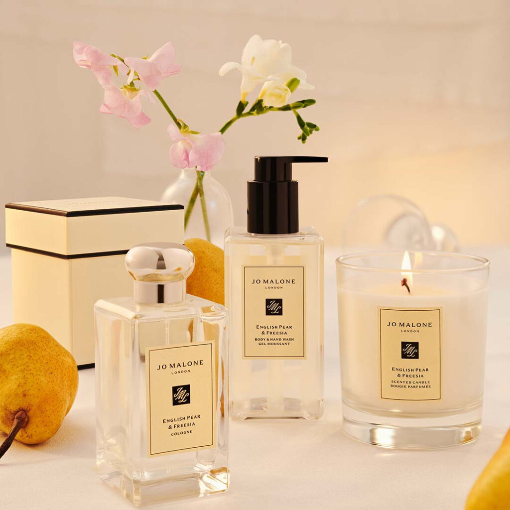 Jo Malone London's newest scent is English Pear and Freesia.