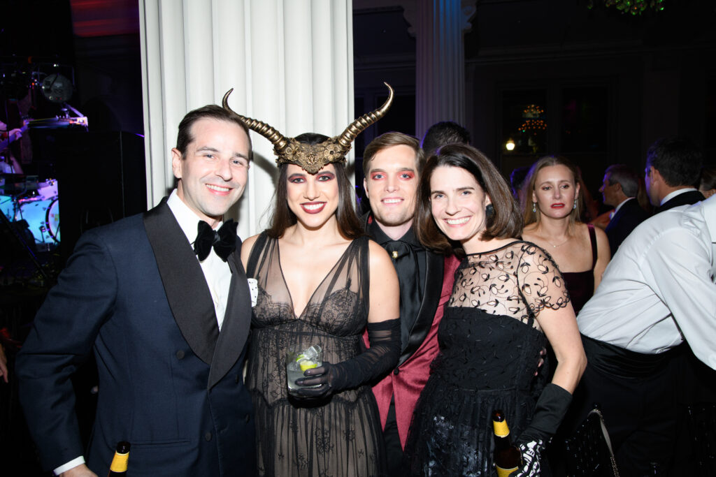 John Chapman, Natalia & William Young, Laura Chapman at the Children's Museum Houston 'Noir Ball'