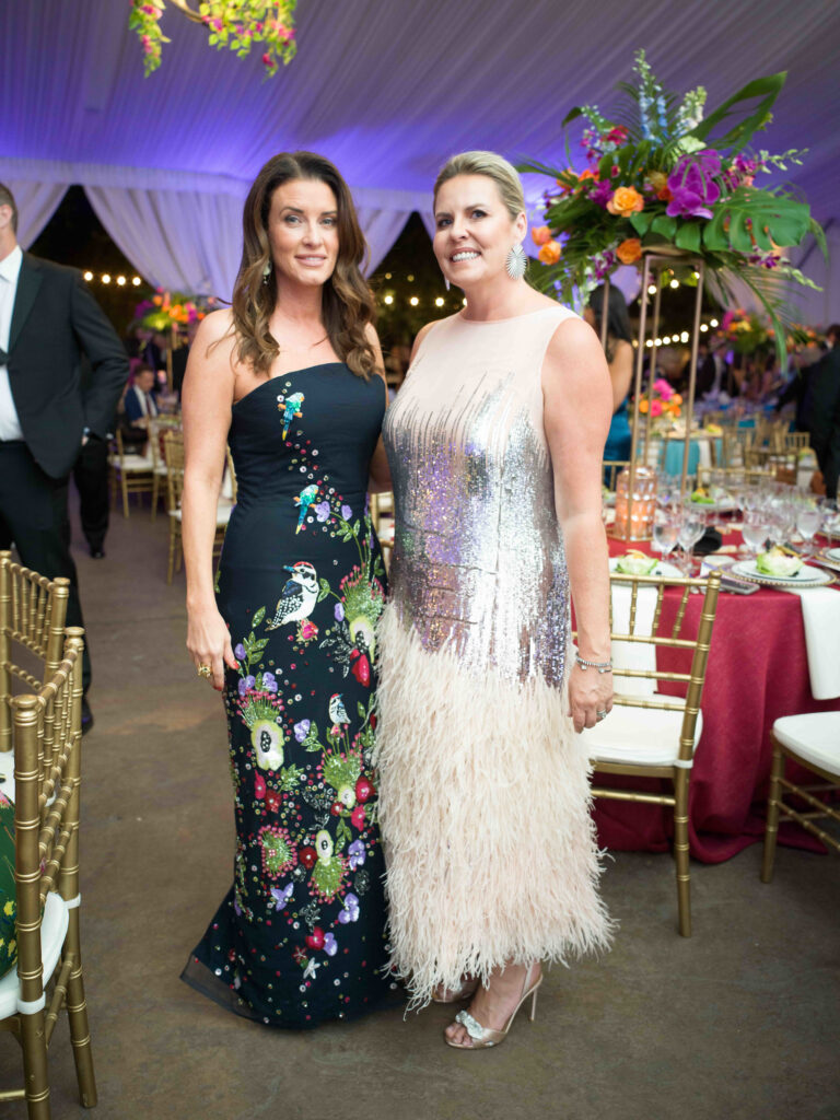 Jordan Seff, Vanessa Ames at the 'Wing of Wonder' Zoo Ball. (Photo by Daniel Ortiz for Houston Zoo)