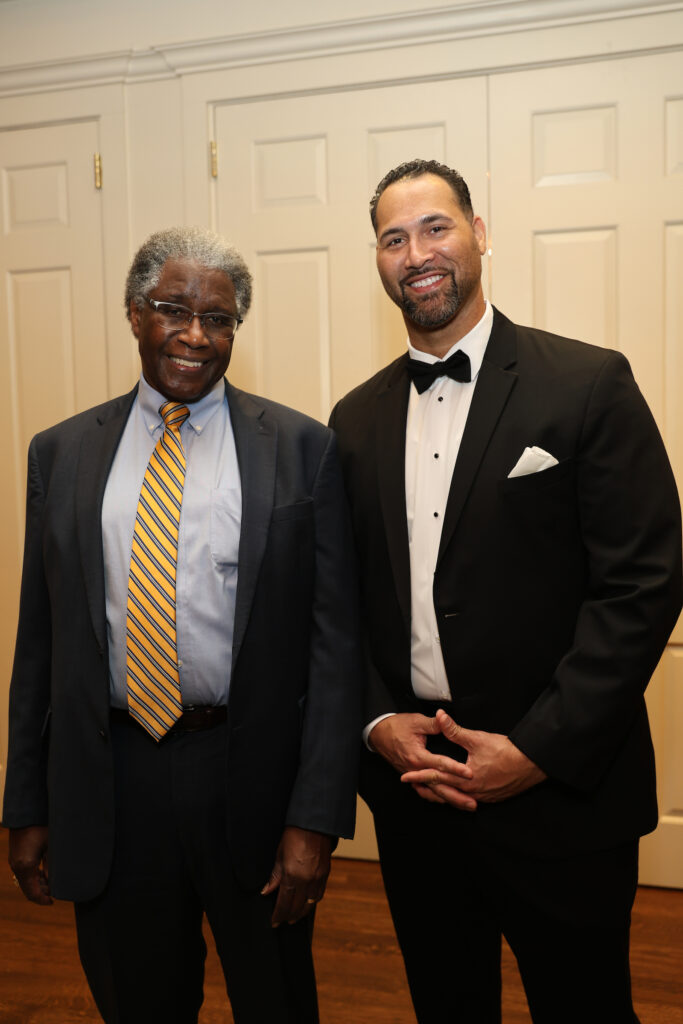 Joseph Collier, Brandon Evans at 'An Evening for Rice's Honor.' (Photo by Priscilla Dickson)