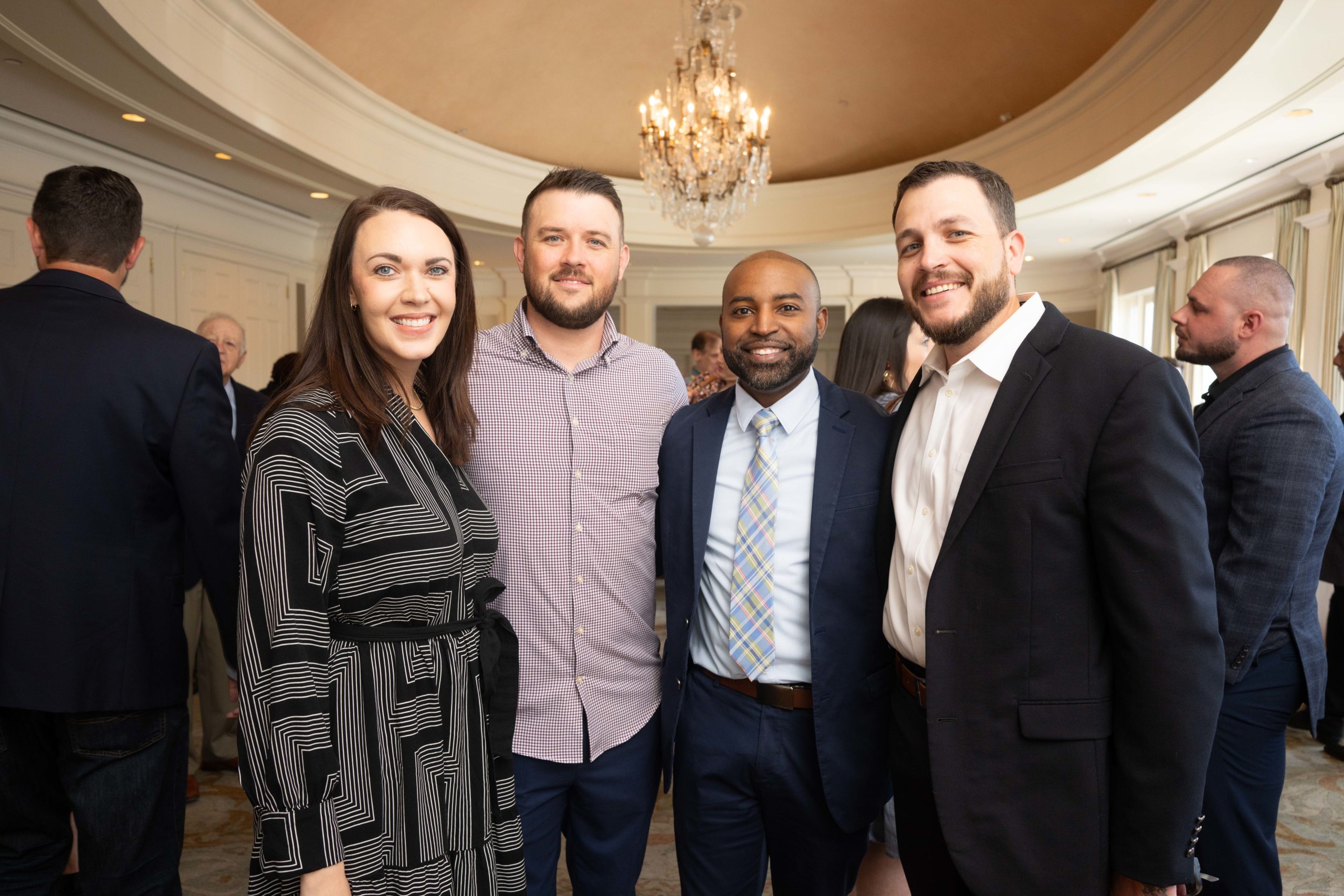 Kari Morton, Jay Morton, Ryan Davis, Clifton Gillock at Archway Academy’s 17th Annual Luncheon at the River Oaks Country Club. (Photo by Daniel Ortiz)