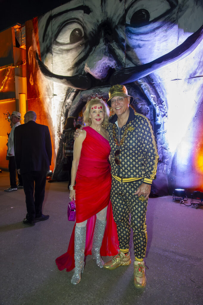 Laura Rathe, Gil Vruvel at the 2024 Orange Show Gala: DaliDada (Photo by Bill Stafford)
