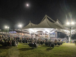 Celebrating 50 years, The Woodlands presented Lyle Lovett and His Large Band, Hayes Carol and Jack Ingram for a free concert, presented by Howard Hughes at the Cynthia Woods Mitchell Pavilion