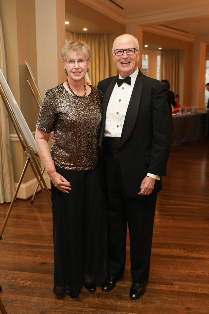 Lynn & John Elsenhans at 'An Evening for Rice's Honor.' (Photo by Priscilla Dickson)