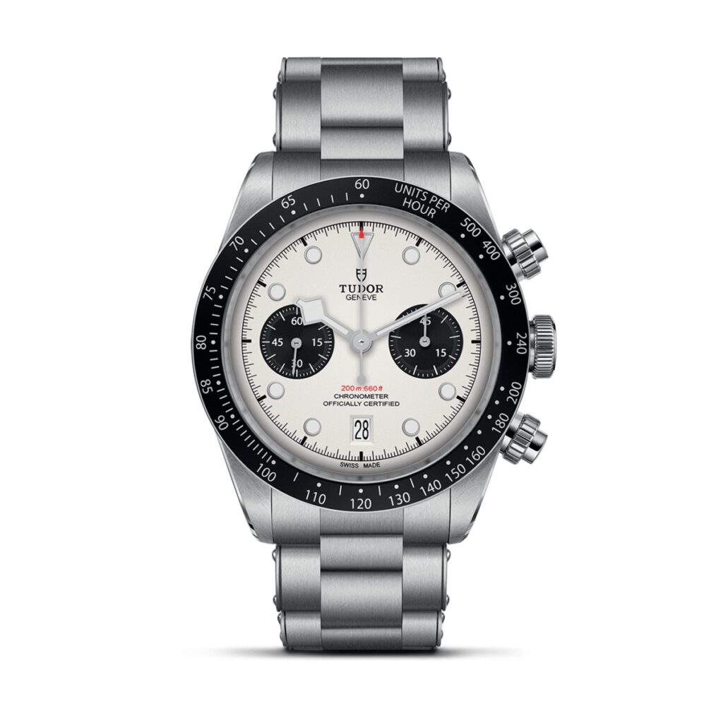 TUDOR Black Bay Chrono Steel 41mm M79360N-0002, available at de Boulle Diamond & Jewelry. 