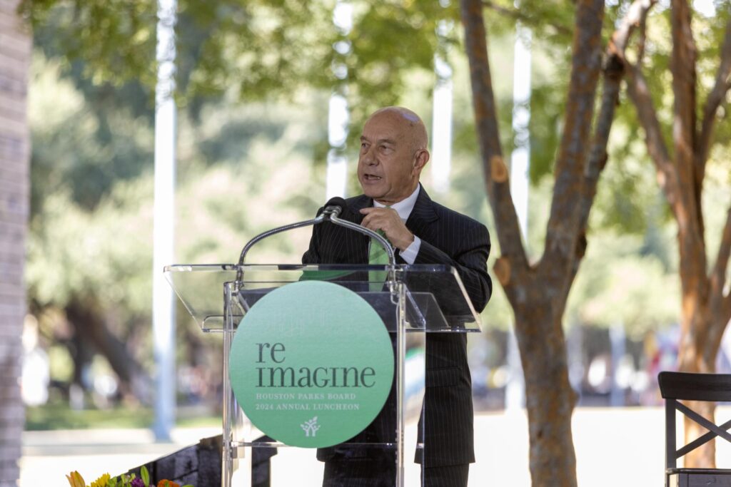 Mayor John Whitmire at the Houston Parks Board annual luncheon (Photo by Jenny Antill)