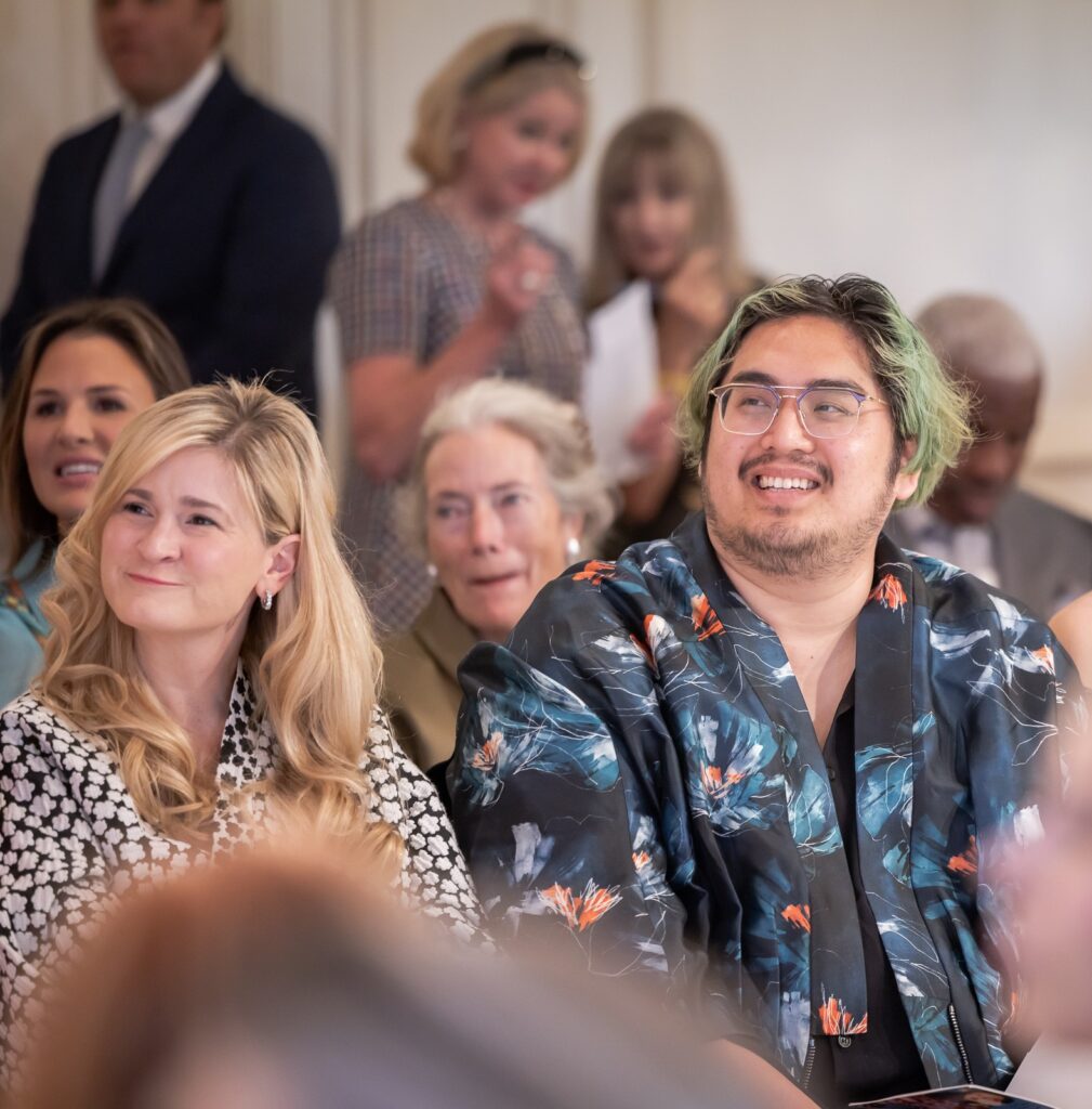 Meredith Connally, designer Bach Mai (Photo by Thomas Garza and Rob Wythe / Wythe Portrait Studio)