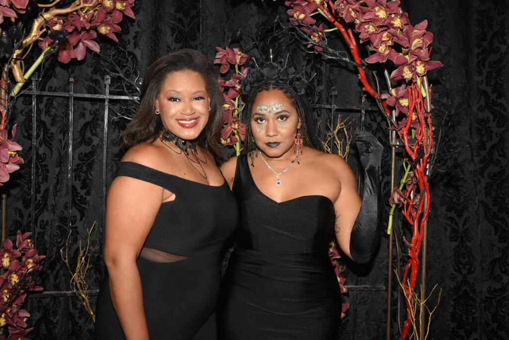 Nicole Booker, Ashley Hill at the Children's Museum Houston 'Noir Ball'