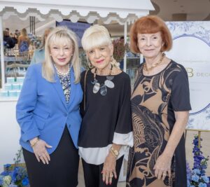 Nikki Beneke, Fashion Notes Advisor; Barbara Bigham, Rose Gault (Photo by Thomas Garza and Rob Wythe/Wythe Portrait Studio)