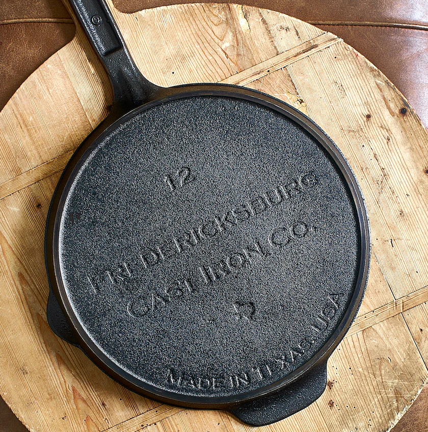 No.12 Skillet from the Fredricksburg Cast Iron Company