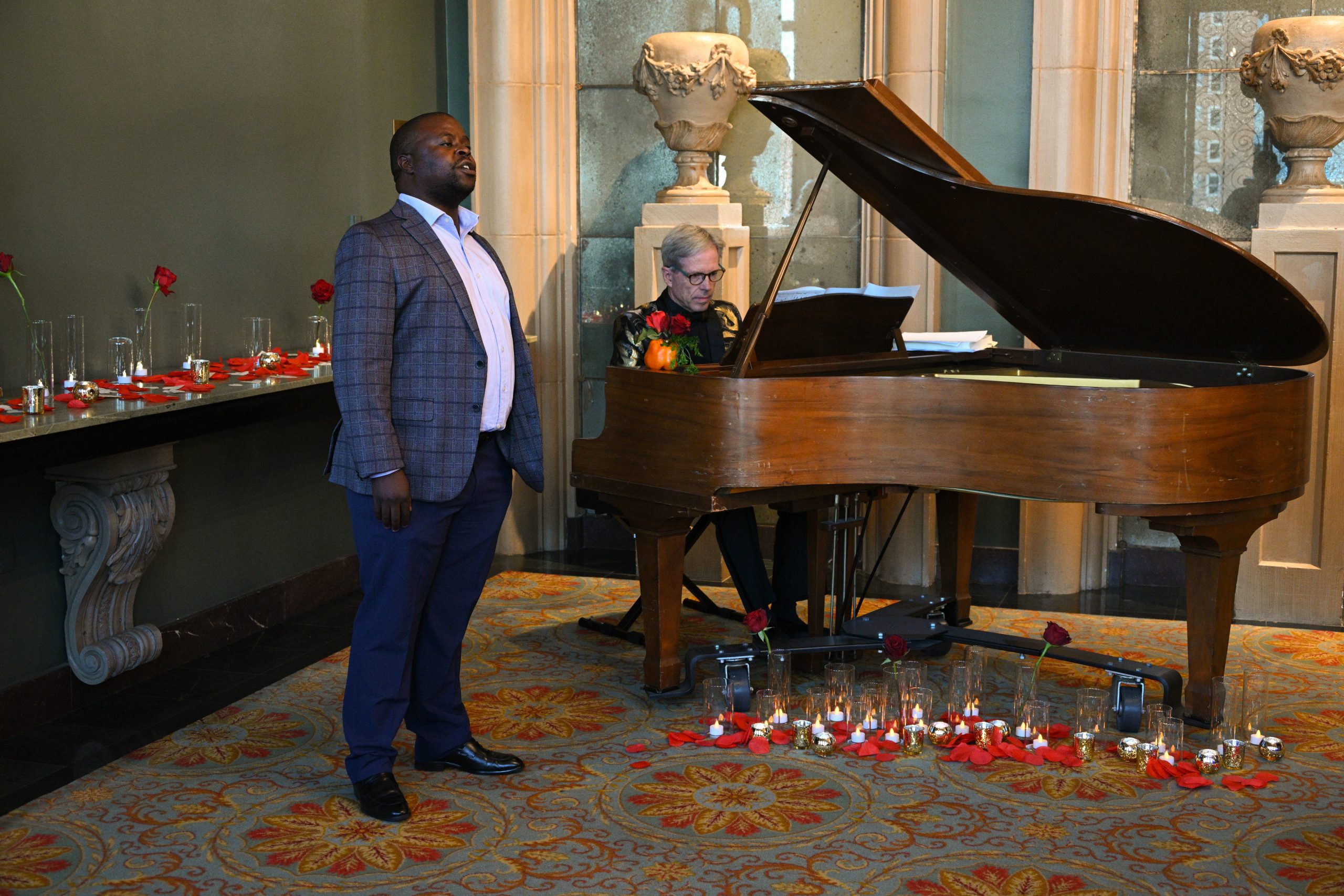 Fort Worth Opera’s  Ndumiso Nyoka and Joe Illick