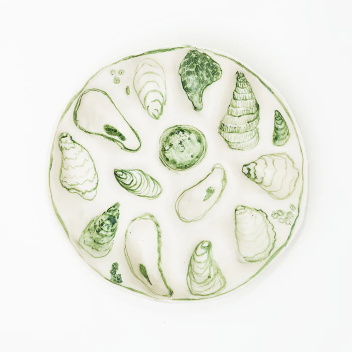 Oyster Plate Bridgman Pottery ($160)