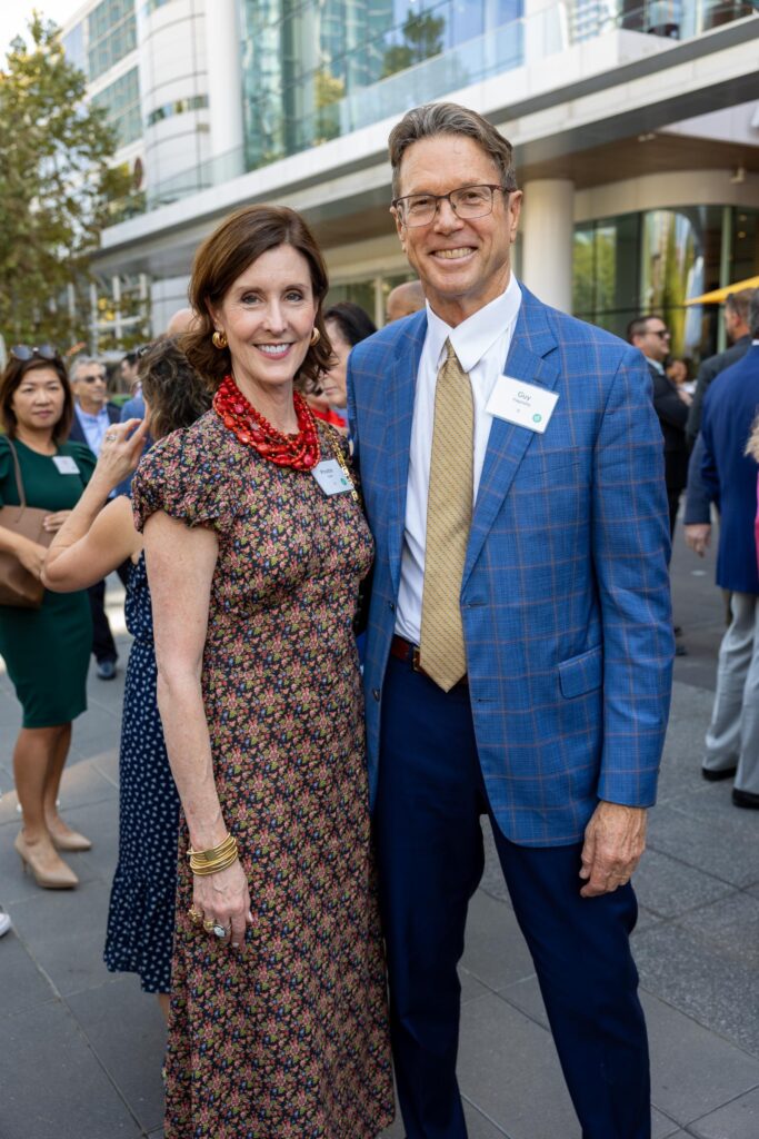 Phoebe Tudor, Guy Hagstette at the Houston Parks Board annual luncheon (Photo by Jenny Antill)