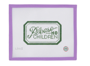 Please no Children Canvas ($95)