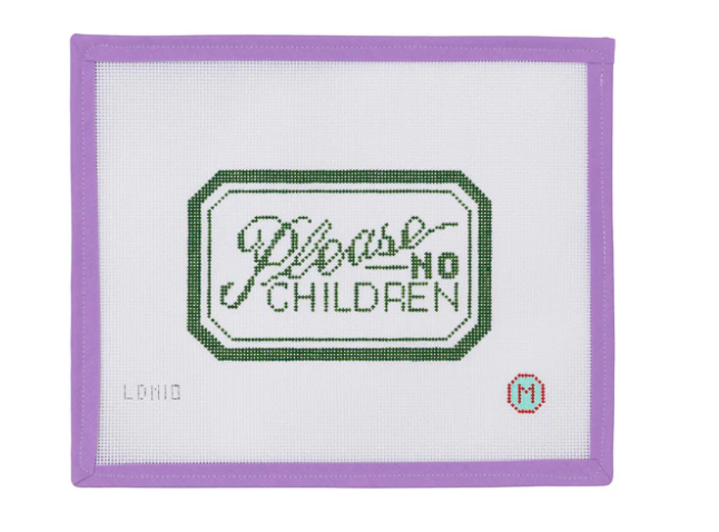 Please no Children Canvas ($95)