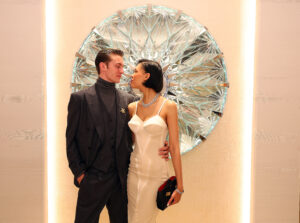 Lucky Blue Smith & Nara Smith (Photo by Richard Rodriguez/Getty Images for Tiffany & Co.)