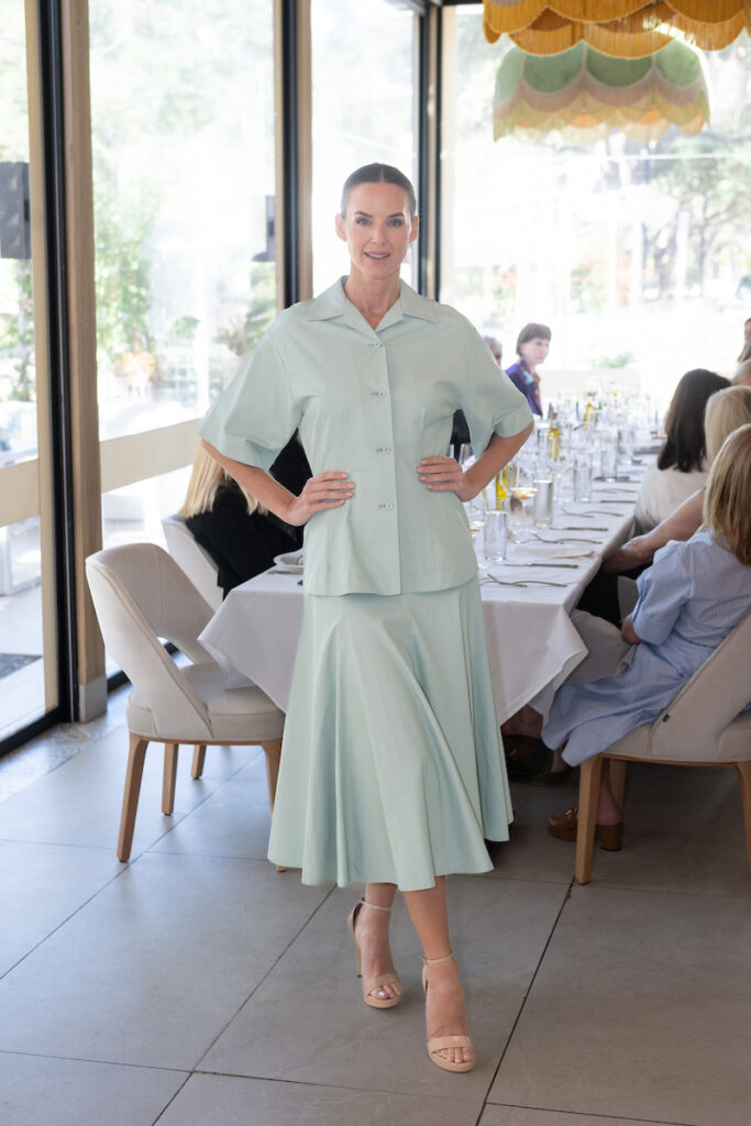 Fabiana Filippi spring/summer 2025 presented at the Elizabeth Anthony luncheon at Lombardi  (Photo by Wilson Parish)