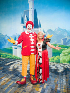 Ronald McDonald and Cristain Vetrano photo by Daniel Ortiz